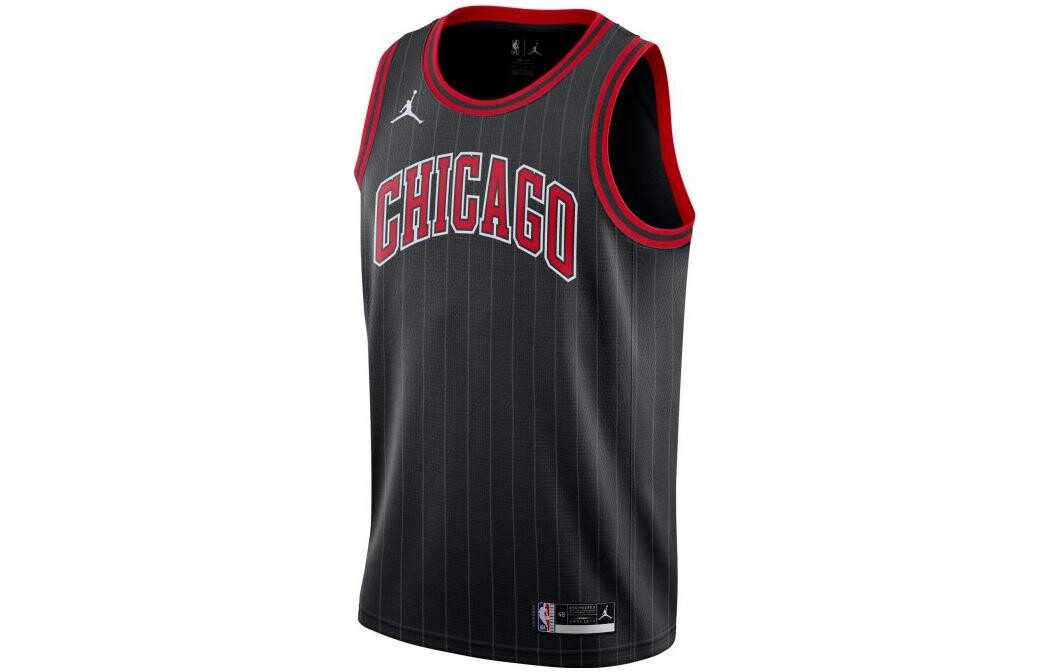 

Баскетбольная майка NBA SWINGMAN 2020 года, мужская, черная Jordan, черный