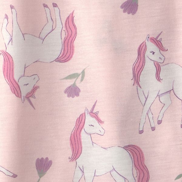Детская ночная сорочка 2-pack unicorn floral loose fit, размер 4-14 Carter'S — фото 2