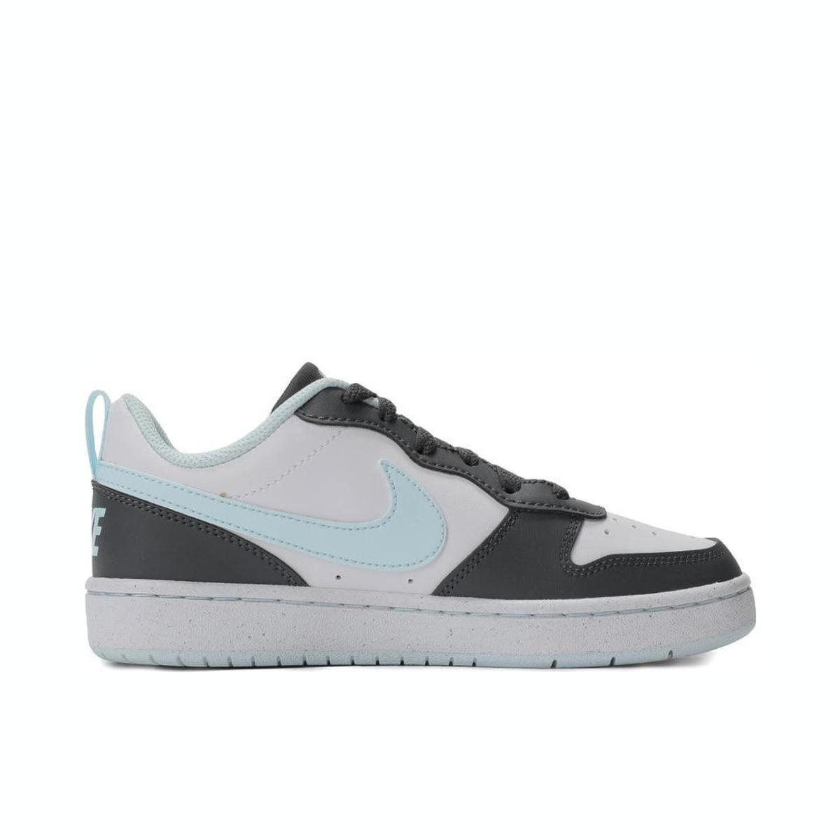 Nike Court Borough LOW детские повседневные кроссовки glacier blue — фото 3