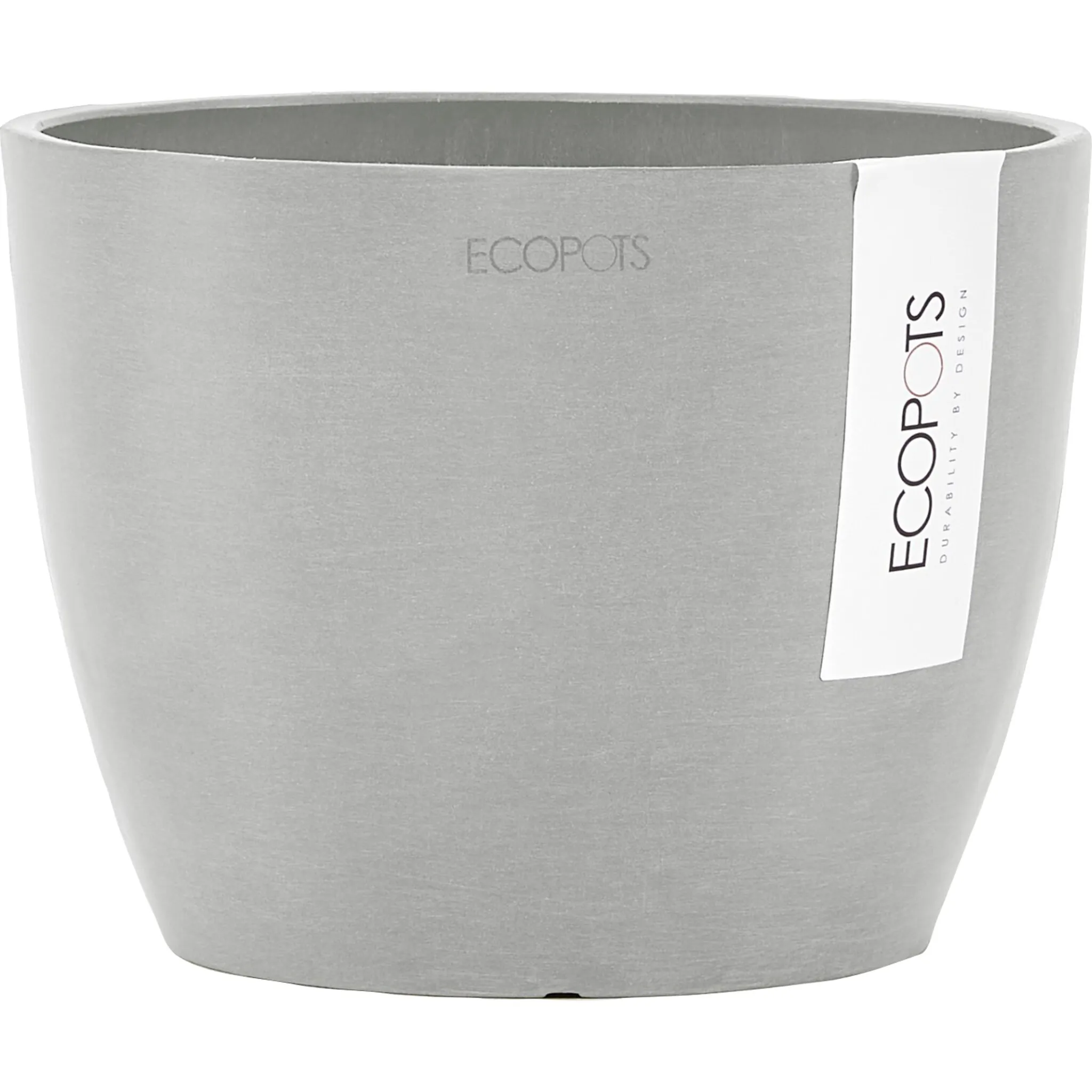 

Цветочный горшок ECOPOTS «СТОКГОЛЬМ Белый Серый», ШхГхВ: 16x165x12,5 см