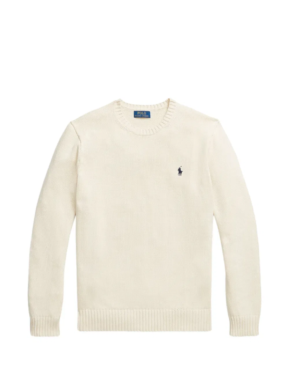Свитер с вышитым логотипом Polo Ralph Lauren, нейтральный