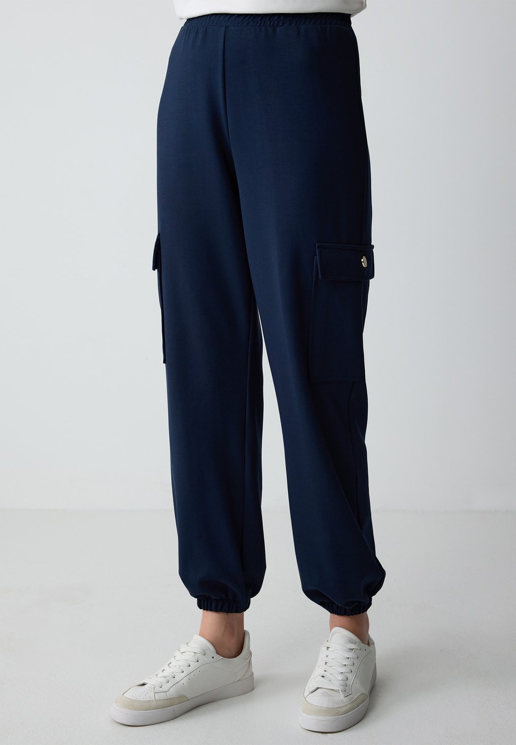 

Брюки карго RELAXED FIT HIGH WAIST Jimmy Key, темно-синий