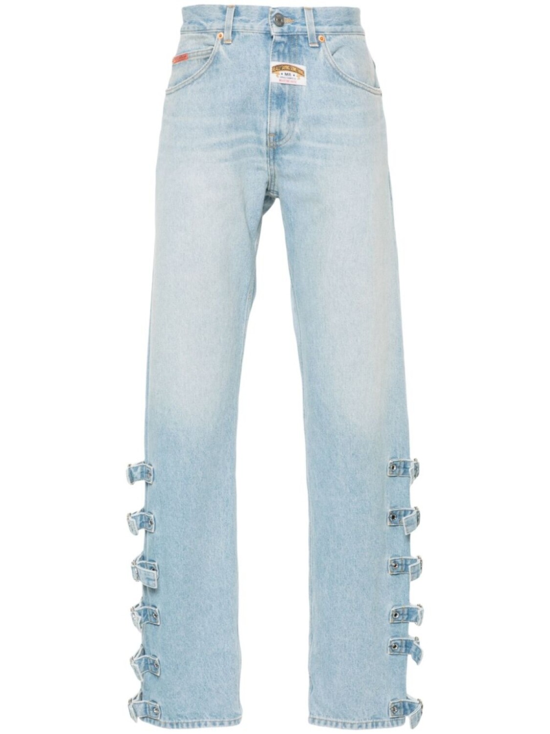 

Martine Rose прямые джинсы 5 Pockets, синий
