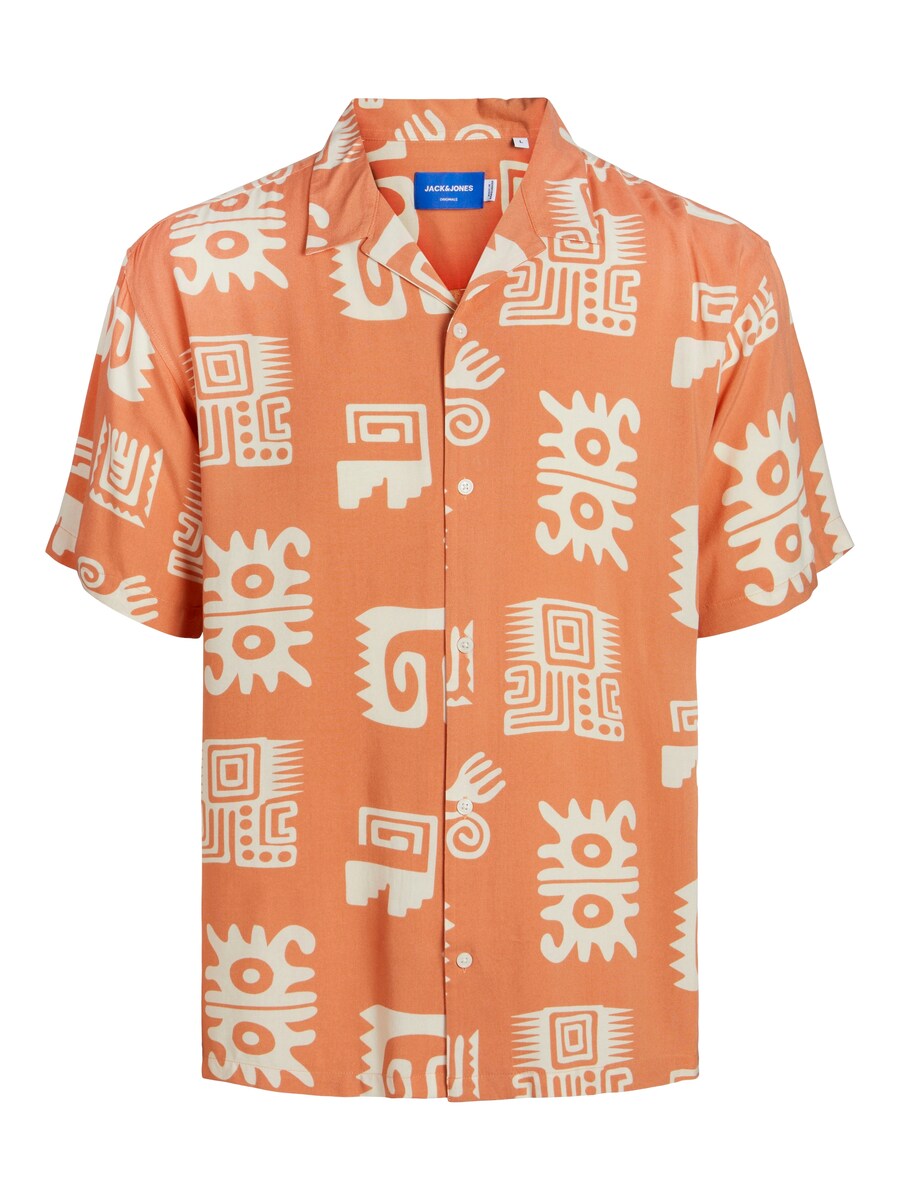 

Удобная рубашка на пуговицах JACK & JONES JJLuke Ocean Resort, цвет Apricot
