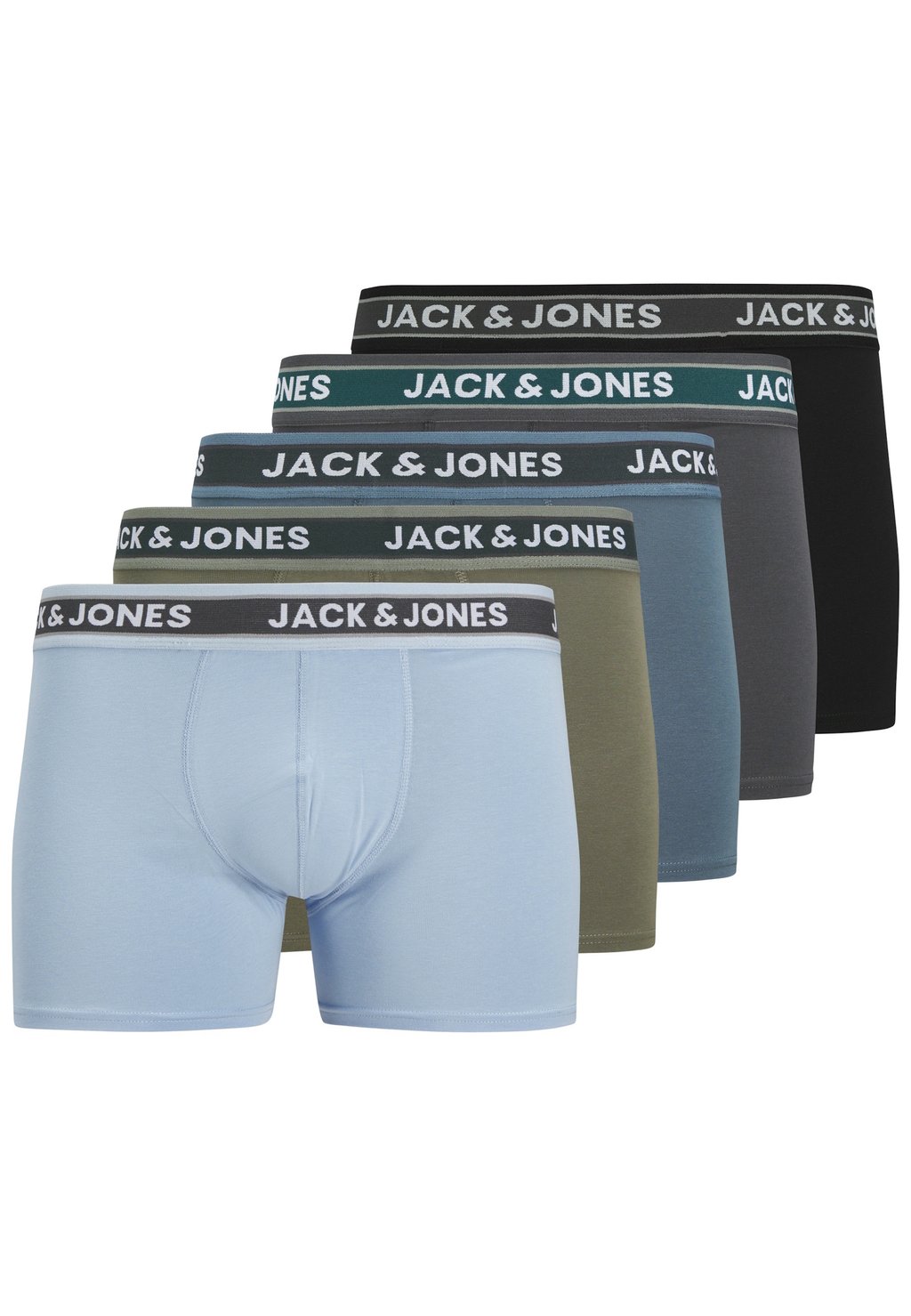 

Боксеры 5 PACK Jack & Jones, черный