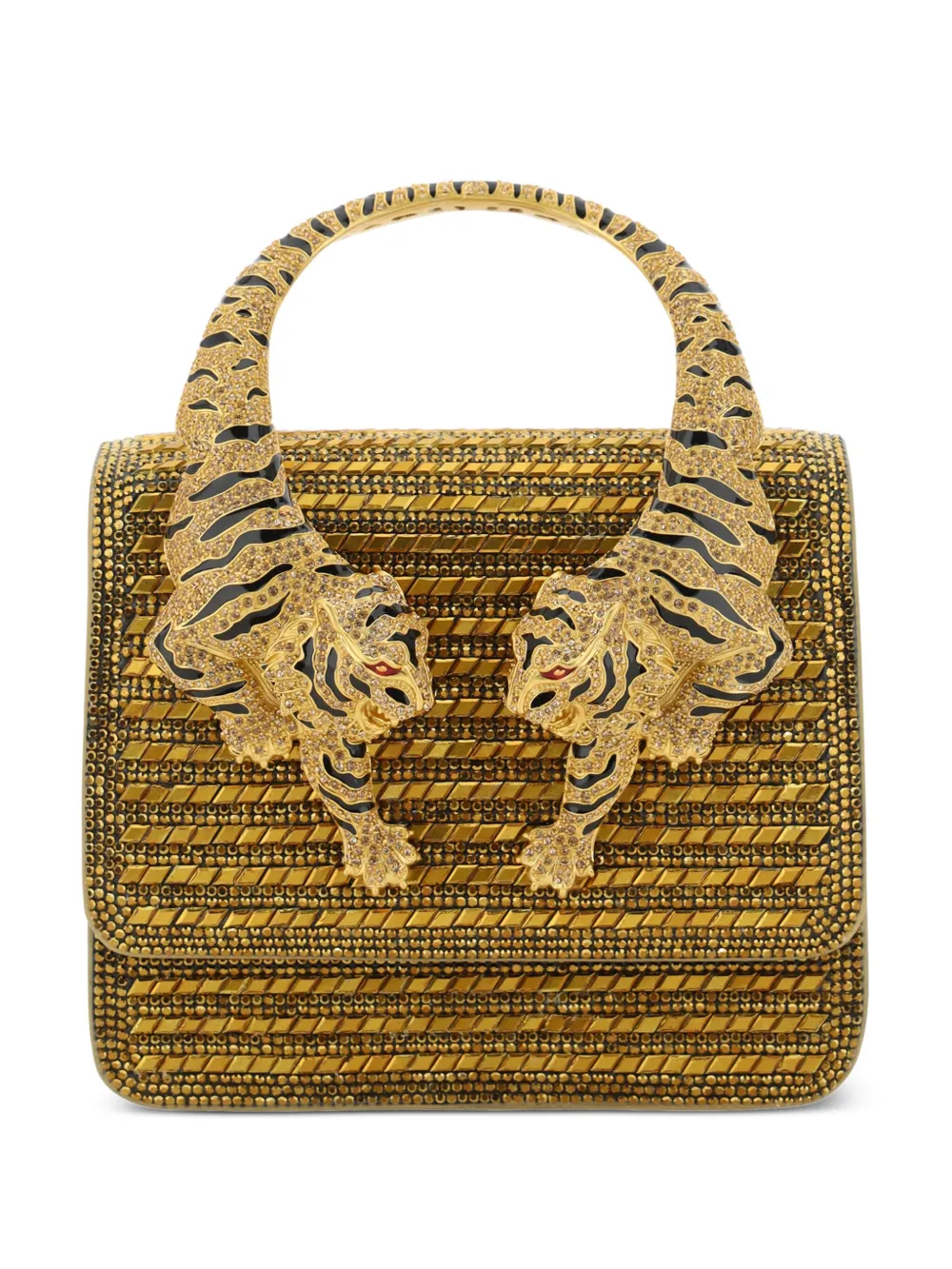 

Маленькая сумка Roar с верхней ручкой Roberto Cavalli, золотой
