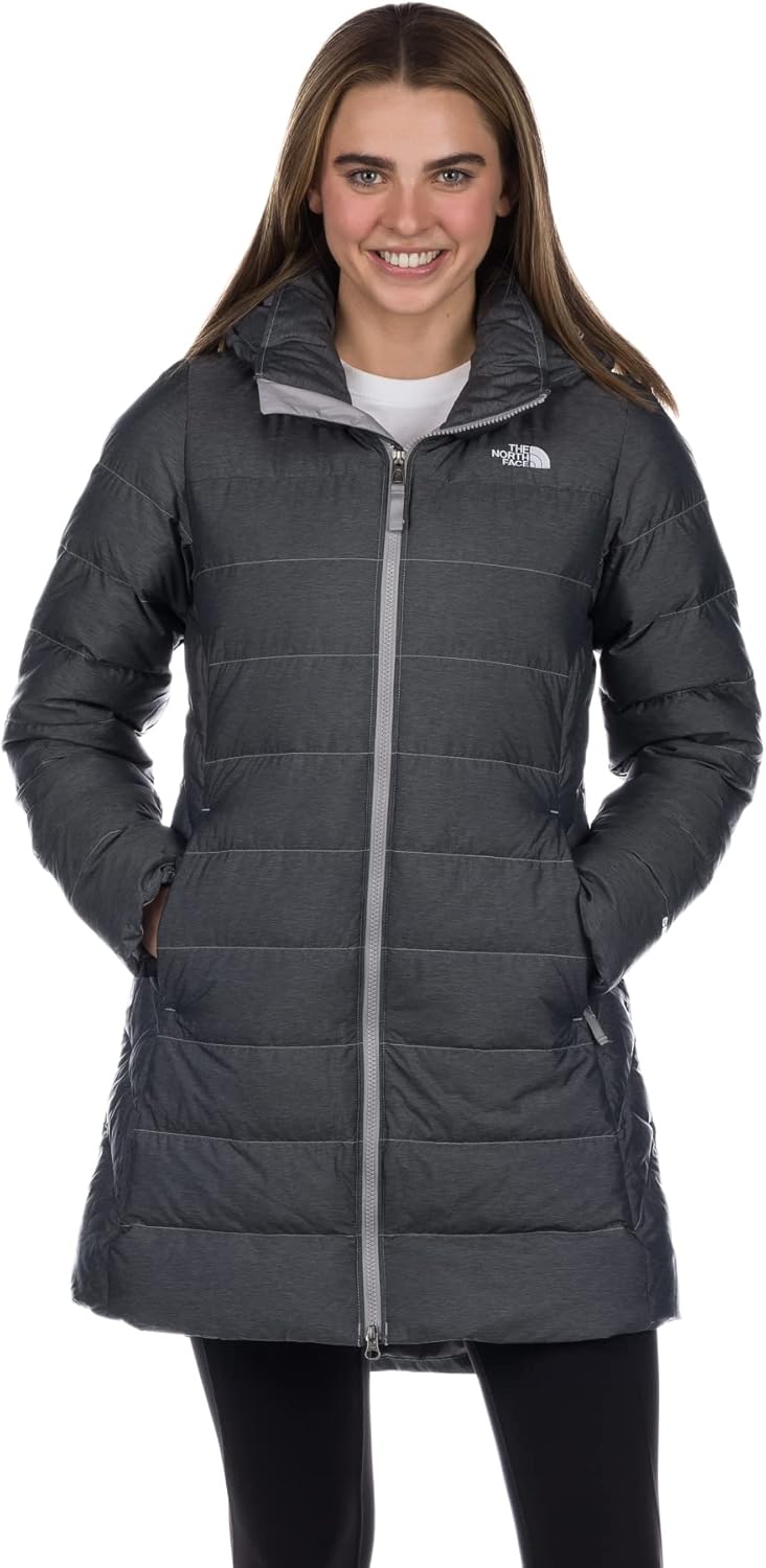 

The North Face Женская удлиненная парка Minoqua с расклешенным низом, Tnf Medium Grey Heather