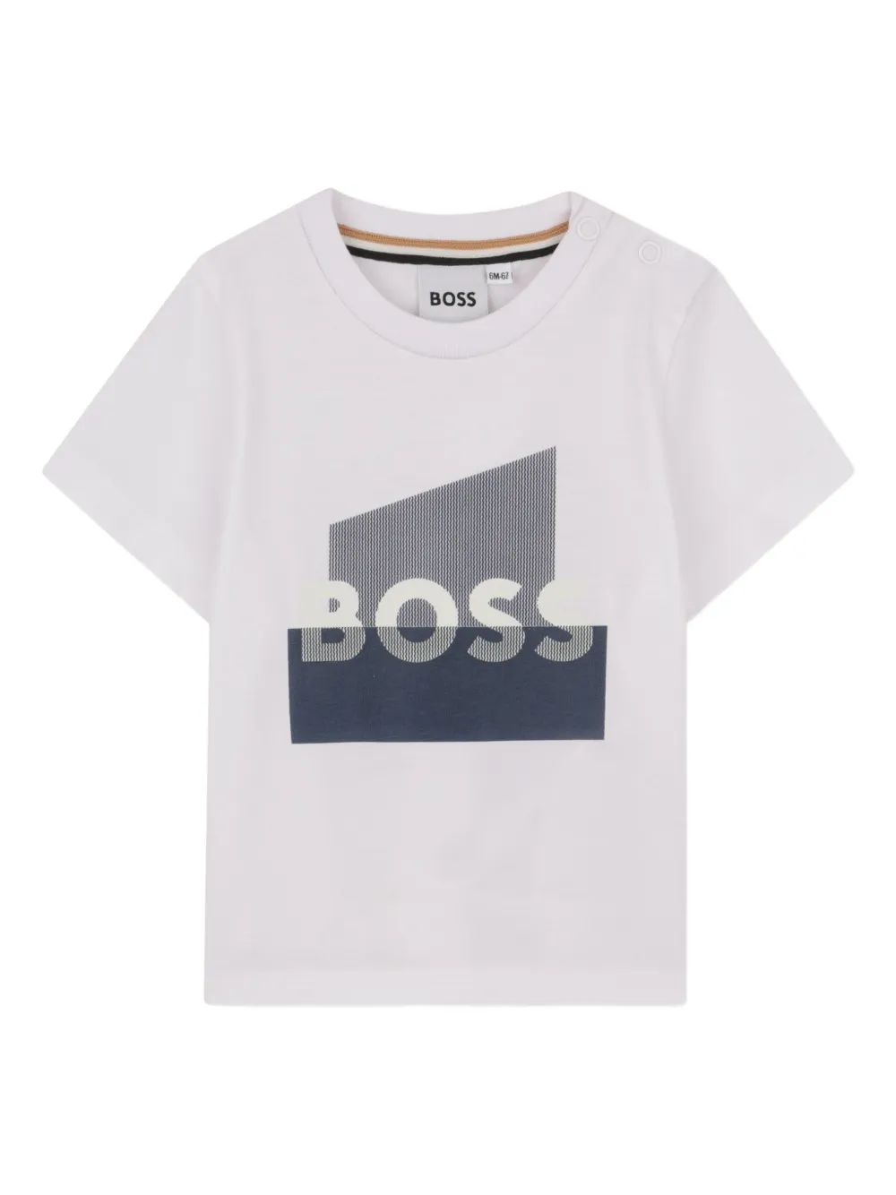 

Футболка с графичным принтом Boss Kidswear, белый