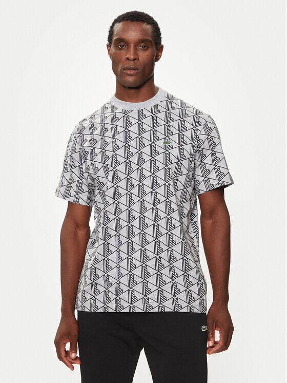 

Футболка стандартного кроя Lacoste, серый