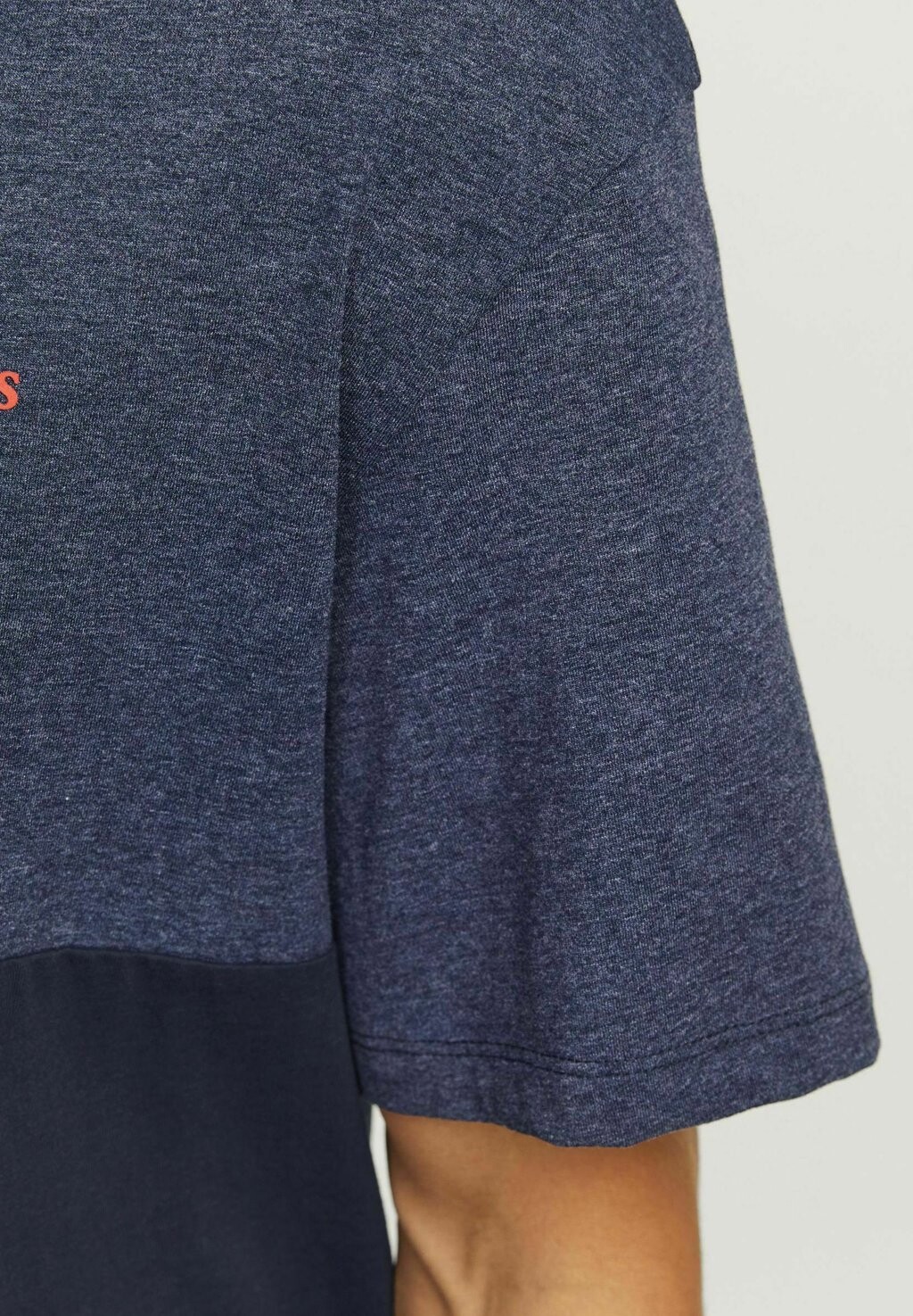 

Футболка с принтом LOGO RUNDHALS Jack & Jones, темно-синий