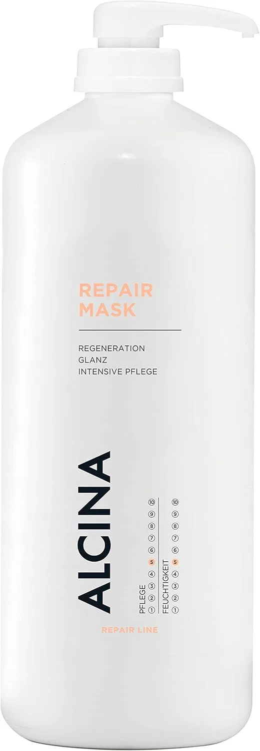 Восстанавливающая маска для сухих и поврежденных волос ALCINA Repair Mask 1250 мл Alcina