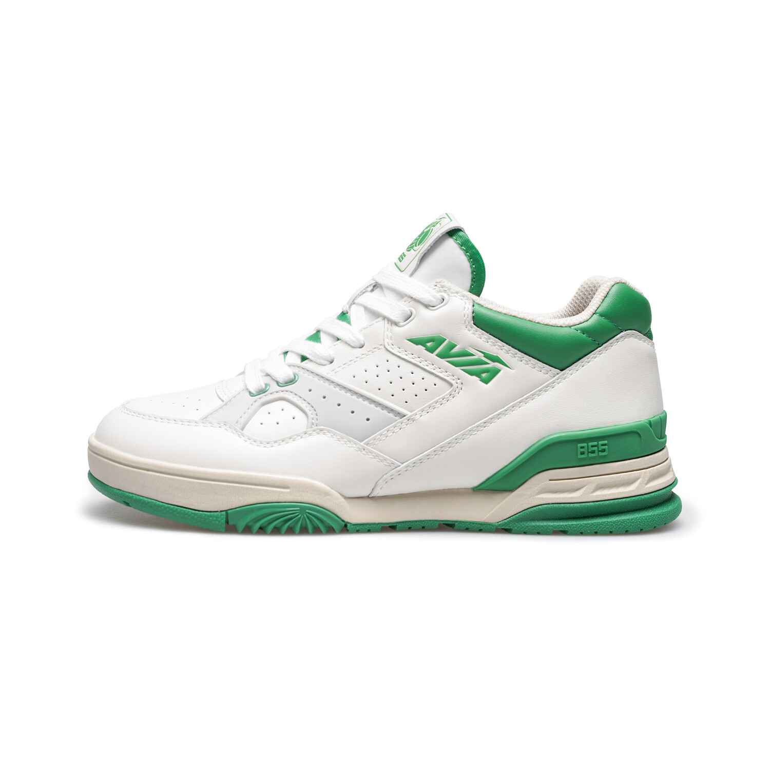 

Кроссовки Avia 855L Series Vintage Basketball Shoes Women's Low-top White/Green, зеленый