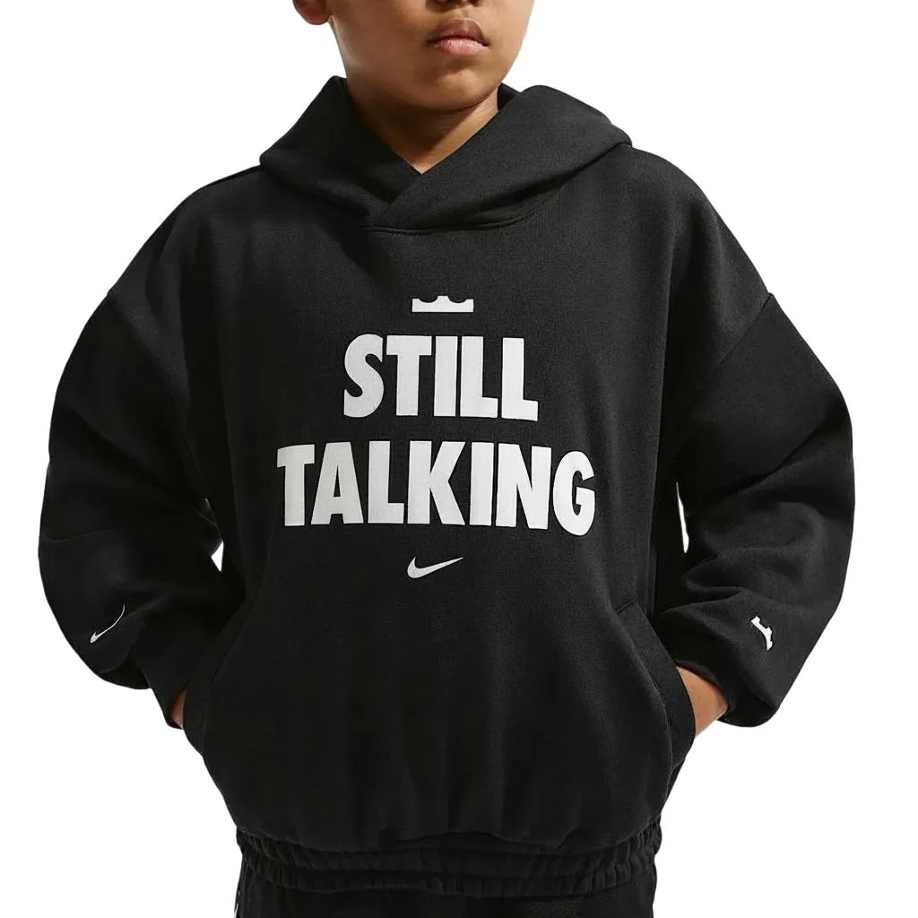 Свитшот LEBRON SHUT UP AND Dribble Kids' Nike, черный/белый