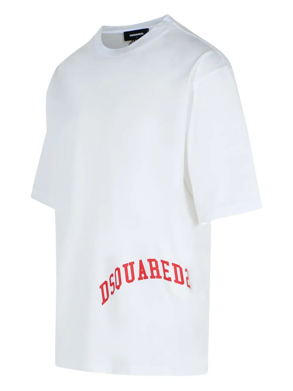 Футболка с круглым вырезом и логотипом Dsquared2, белый — фото 3