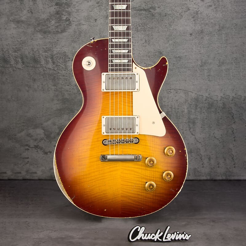 

Электрогитара Gibson Murphy Lab 1959 Les Paul Standard - Ultra Heavy Aged Royal Tea Burst - CHUCKSCLUSIVE - #92514