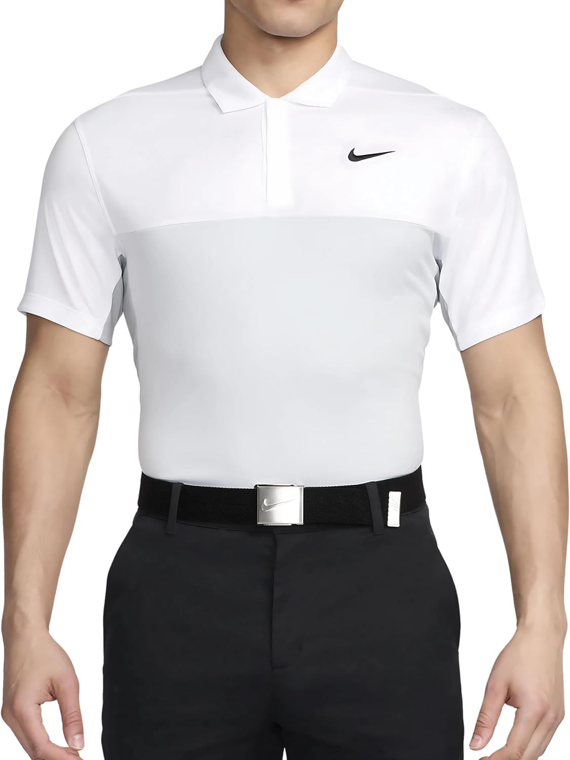 

Мужская футболка-поло для гольфа Nike Dri-FIT Victory (сезонные и лимитированные цвета), White | Light Grey | Black, Белый, Мужская футболка-поло для гольфа Nike Dri-FIT Victory (сезонные и лимитированные цвета), White | Light Grey | Black