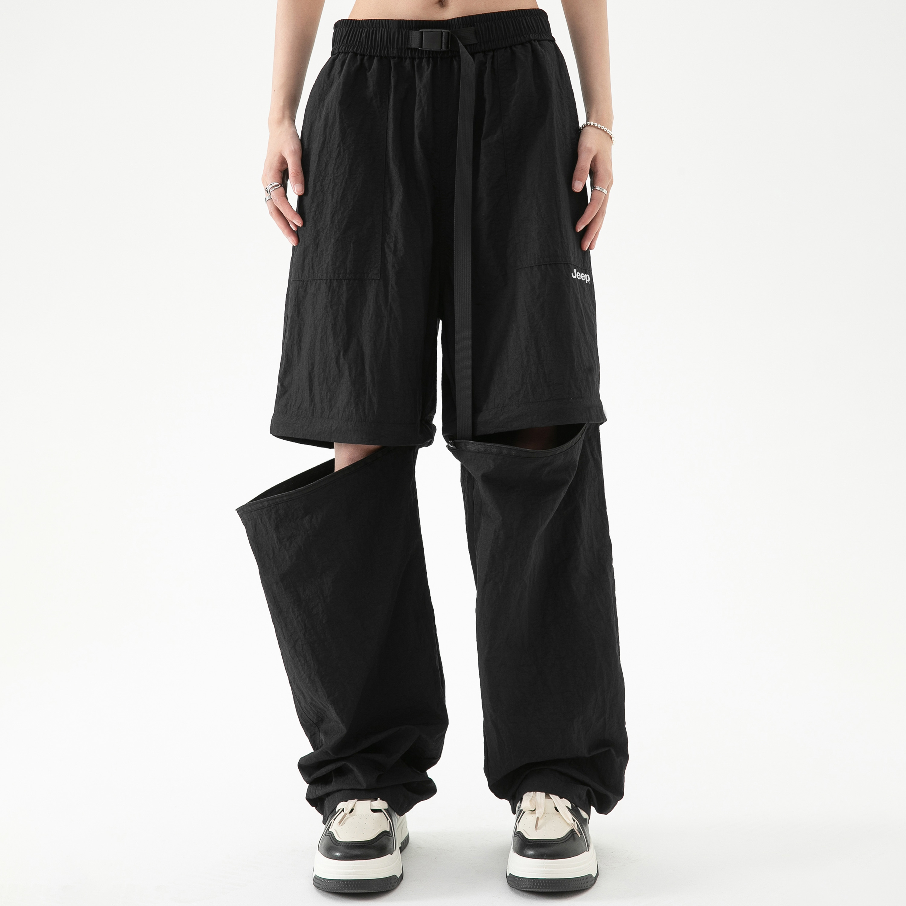 

Повседневные брюки Unisex Moderate Straight Fit Jeep, хаки