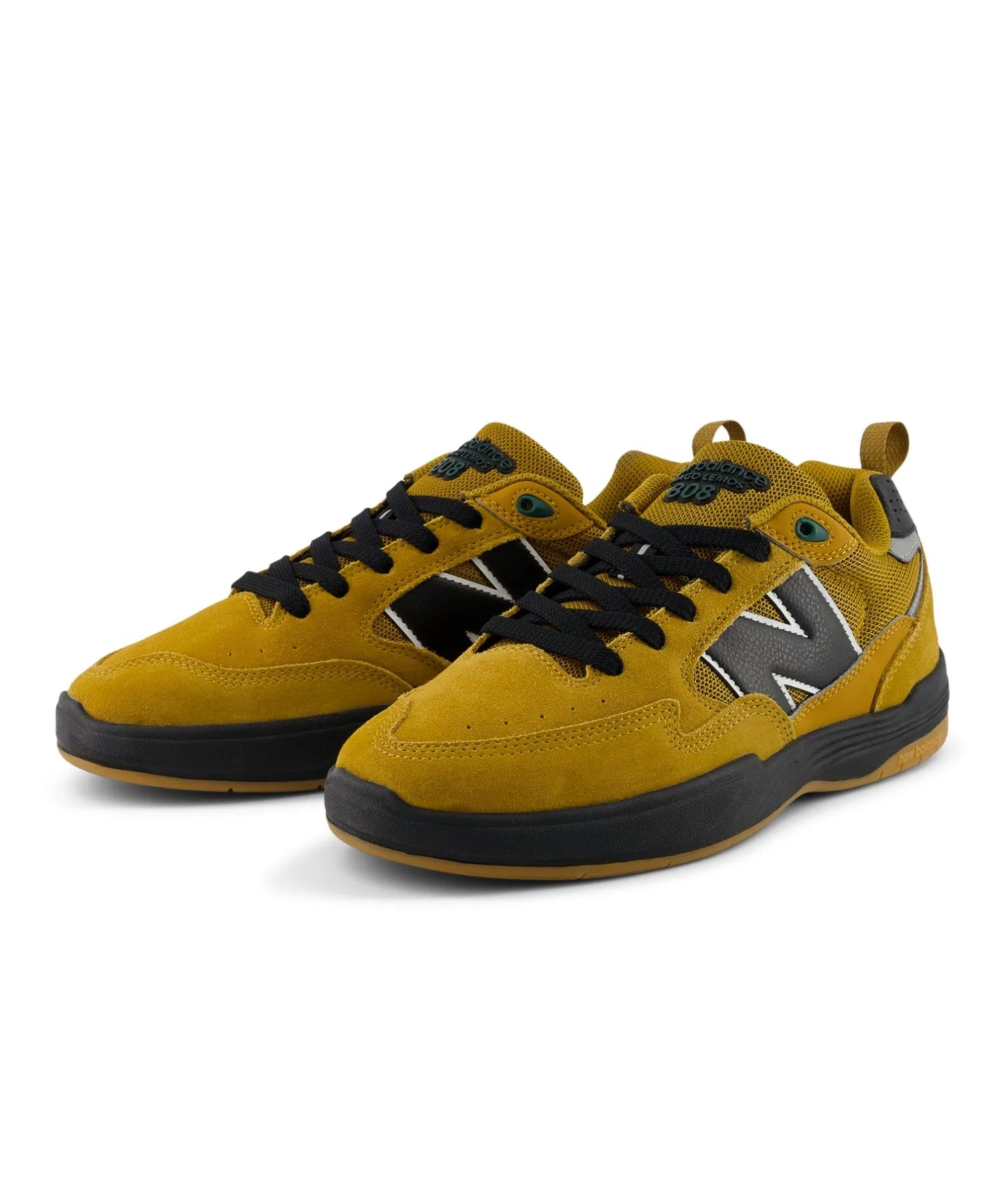 Мужские кроссовки New Balance Numeric Tiago Lemos 808 Lite коричневые — фото 4