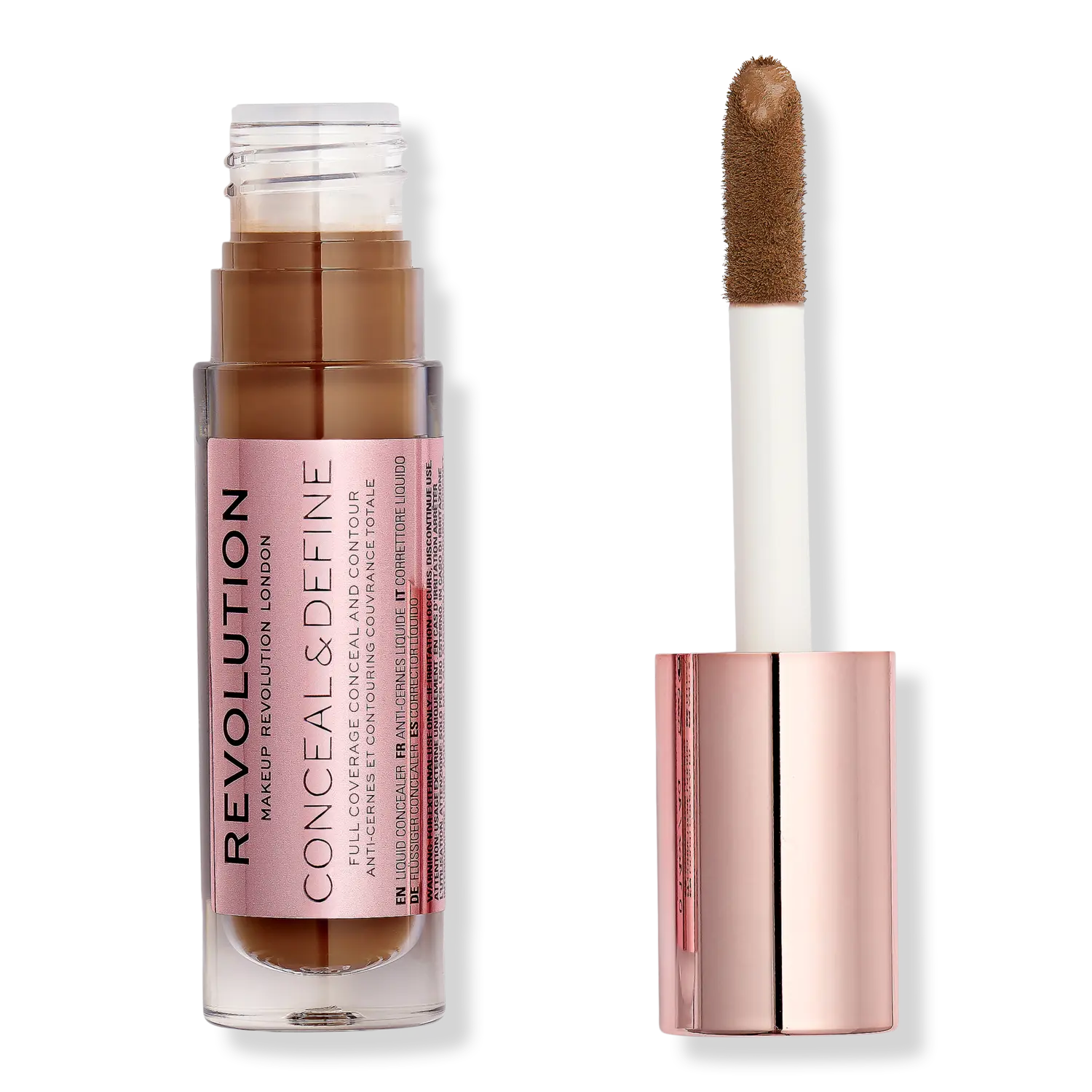

Консилер Conceal & Define с полным покрытием Revolution Beauty, C16.5 (for dark skin tones w/ an olive undertone)