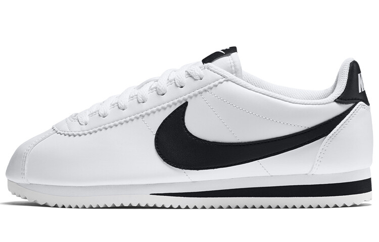 

Кроссовки Nike Classic Cortez Leather 'White Black', белый (Размер 35 RU)