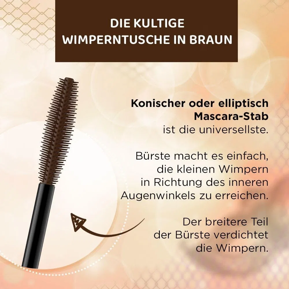 Коричневая тушь для объема и удлинения ресниц Variété от Eveline Cosmetics Eveline Cosmetics, Brown — фото 3