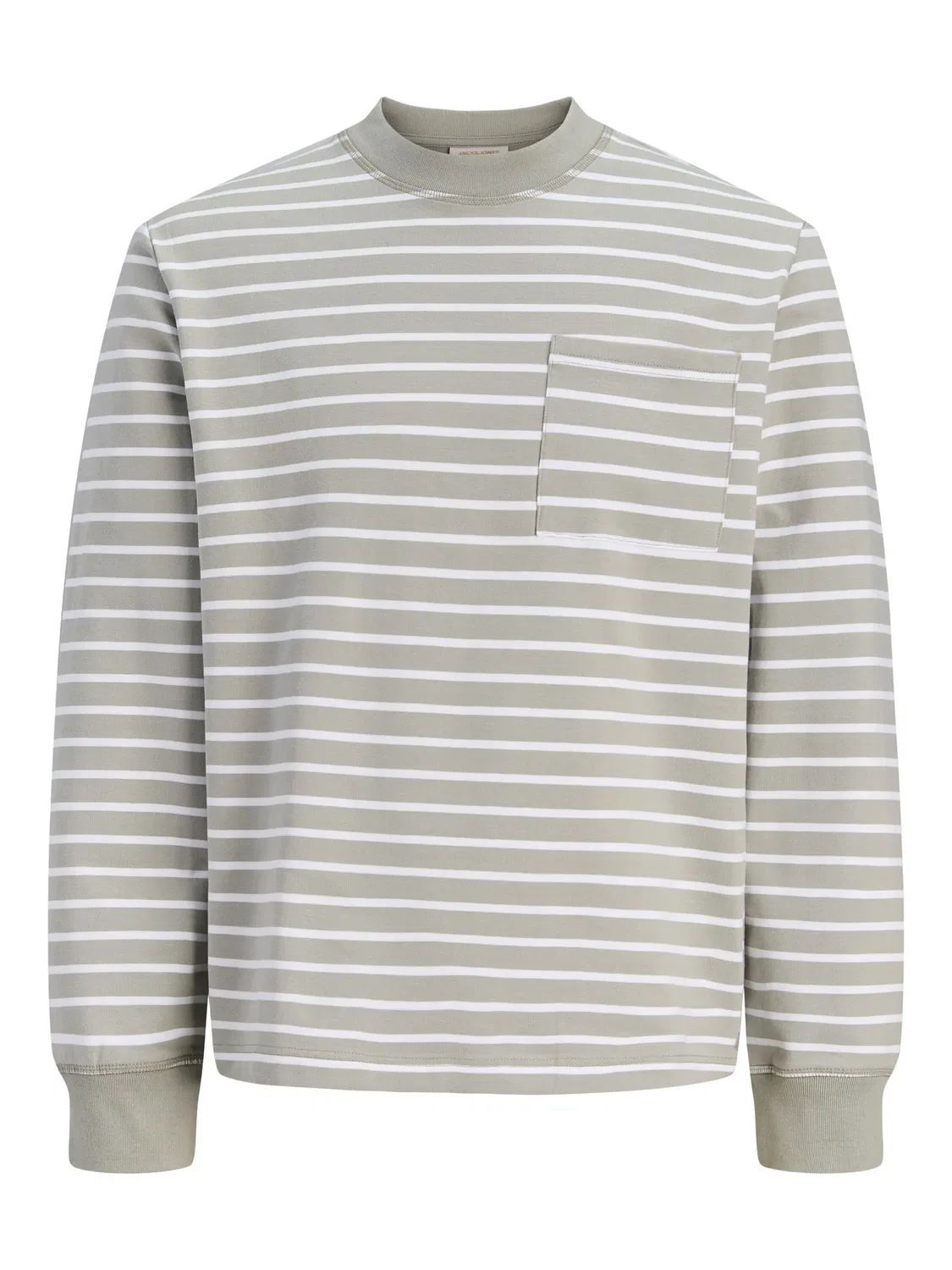 Свитшот с принтом, JACK & JONES Junior, seagrass