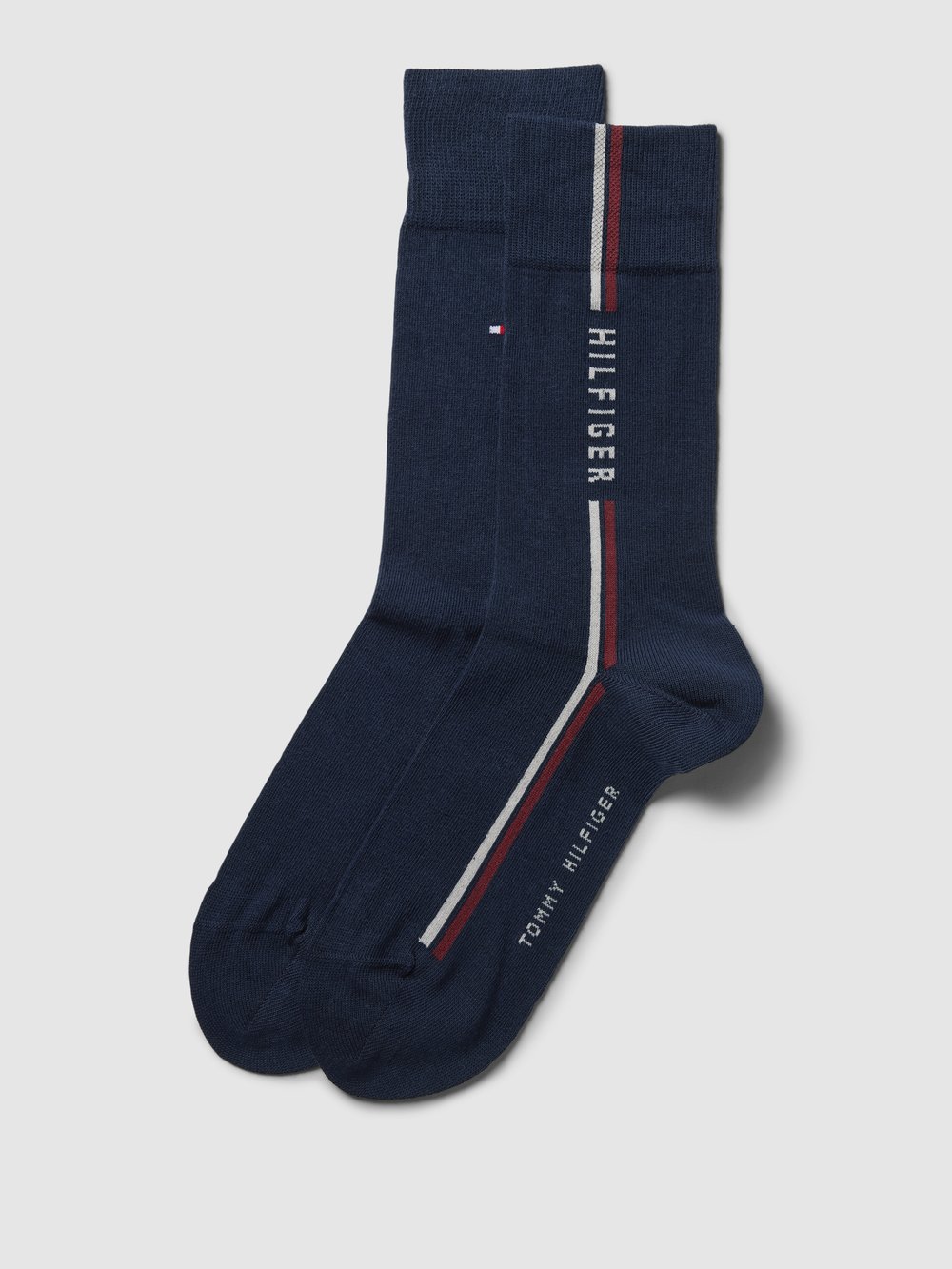 

Носки с этикетками в упаковке по 2 пары, модель «GLOBAL» Tommy Hilfiger, темно-синий
