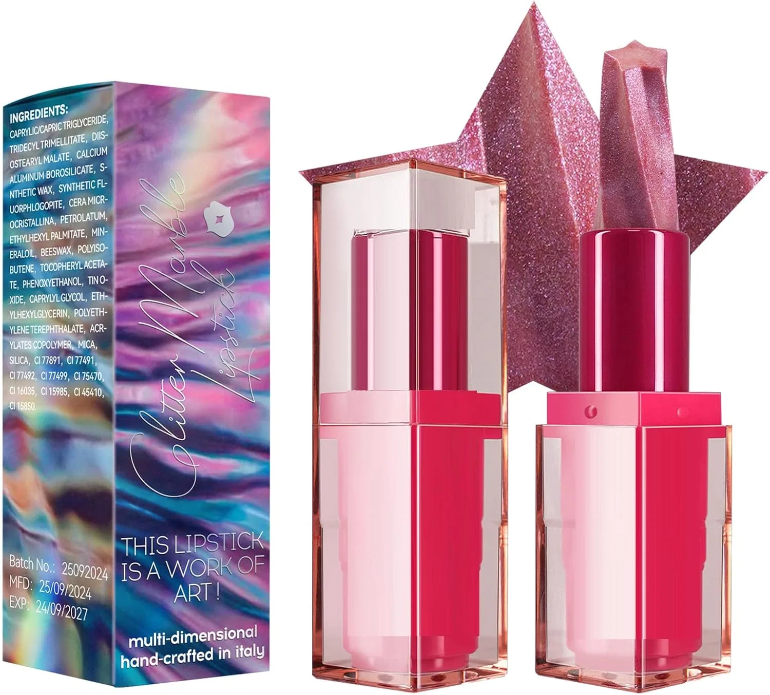 Блеск для губ Shi ммering Glitter Lipstick, 2.6 г, цвет 2#