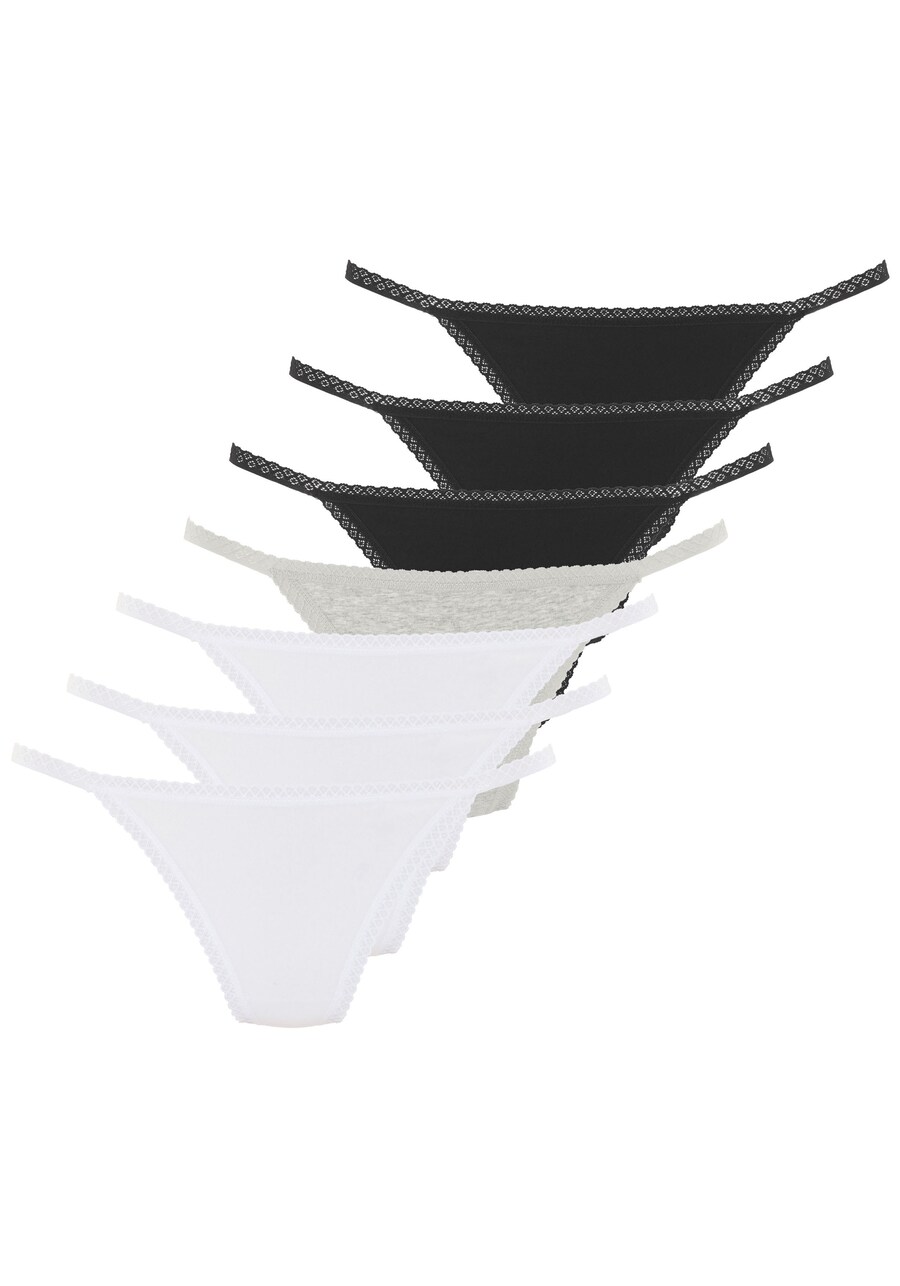 

Стринги VIVANCE, цвет Grey/Black/White