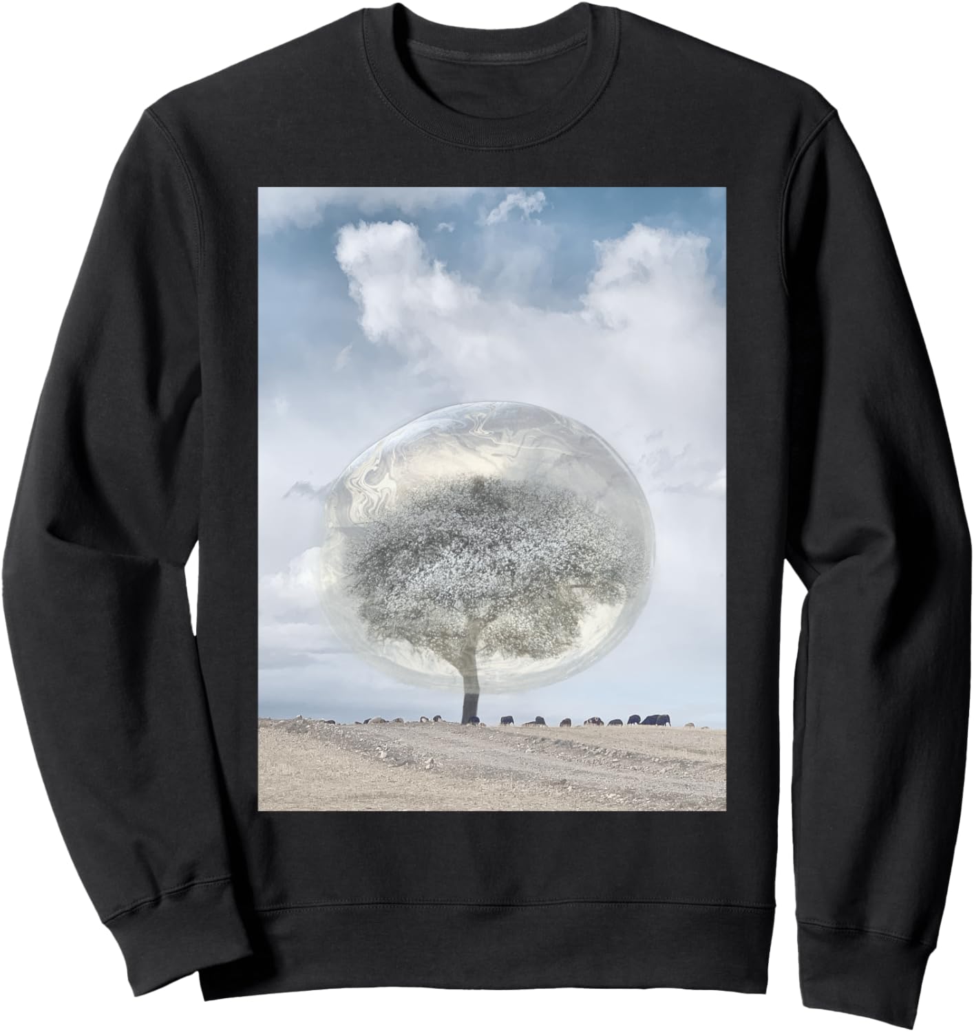 

Защитная толстовка Bubble Tree Dreamlike Nature'S Colors, черный