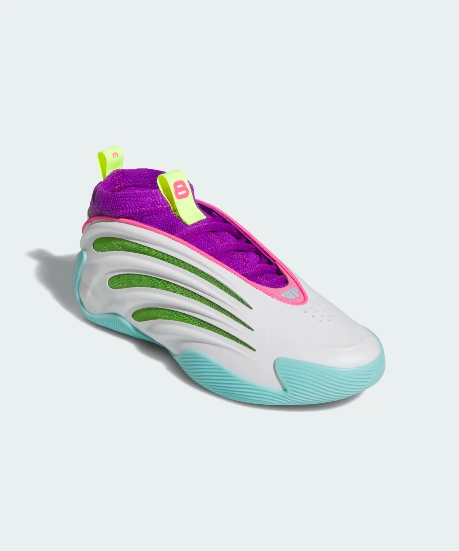 Мужские баскетбольные кроссовки Harden Volume 9 adidas белые — фото 4