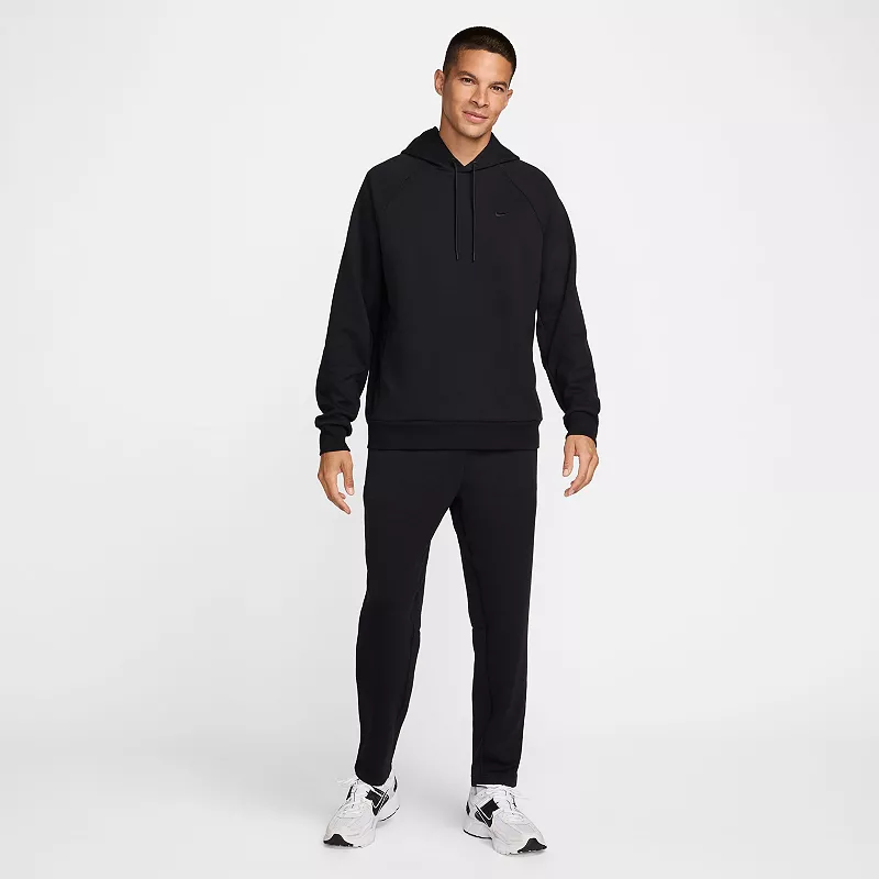 Мужская худи Nike Dri-FIT из основного флиса с УФ-защитой, черный — фото 3