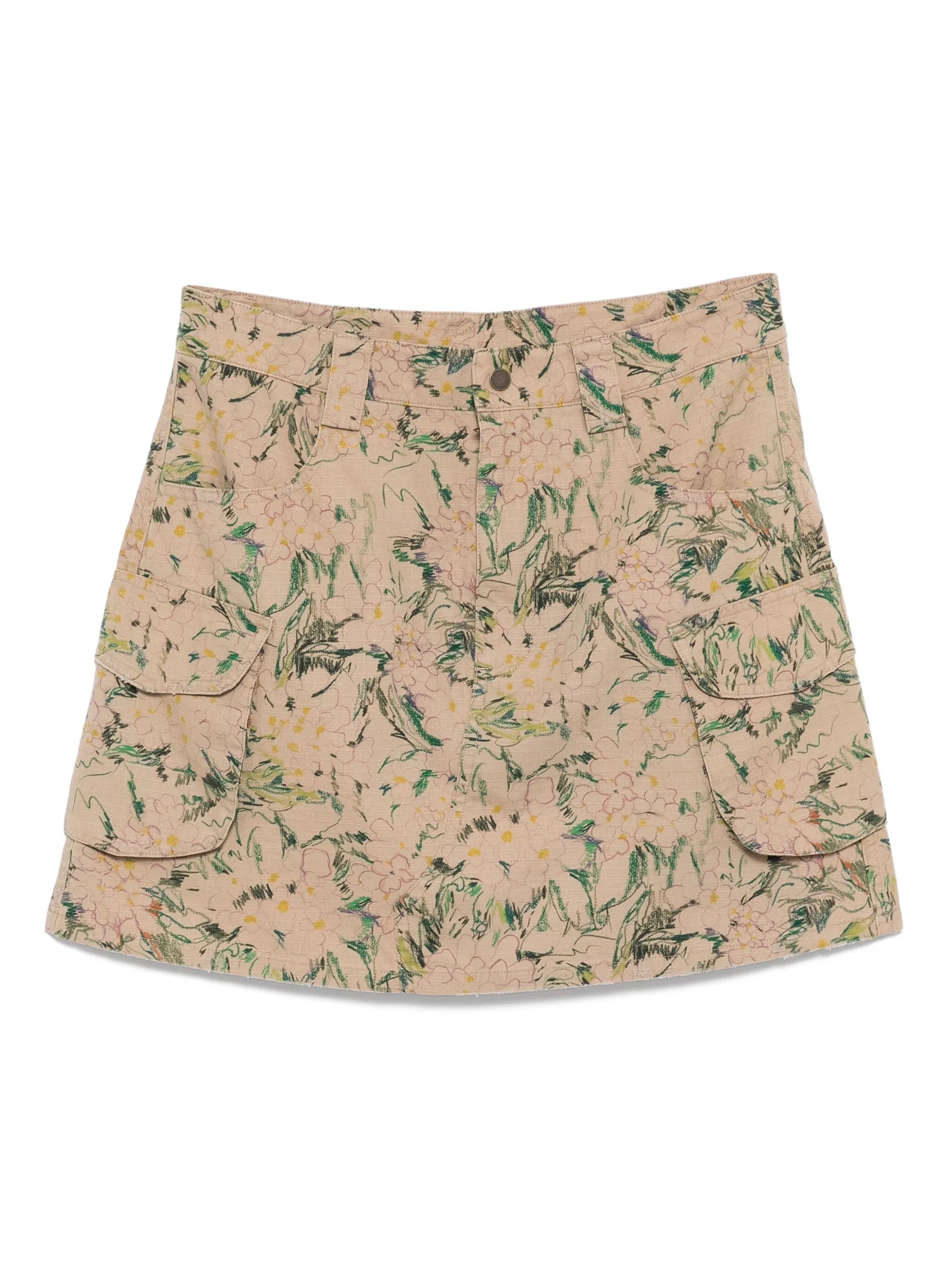 

Юбка А-силуэта Jnby, бежевый