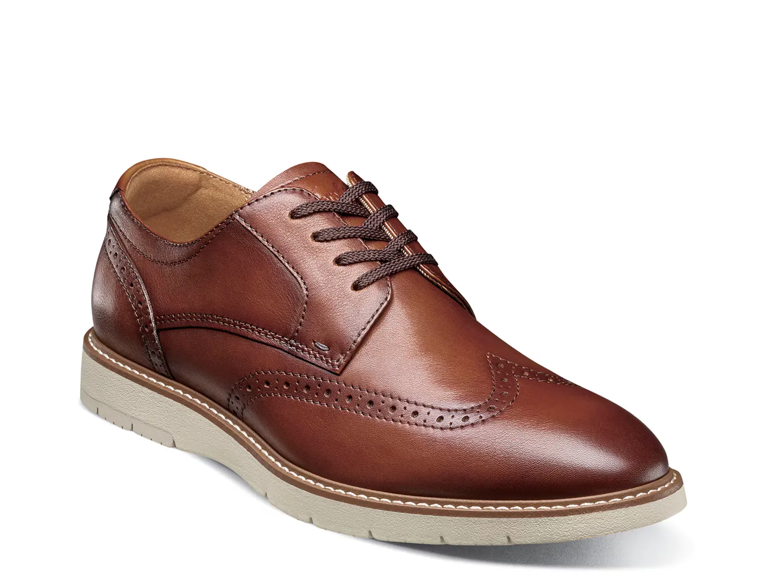 

Оксфорды Vibe Wingtip Oxford Florsheim, коричневый