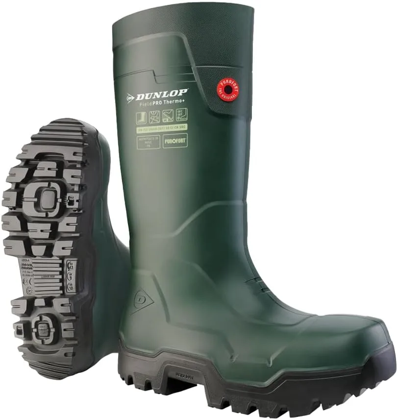 Защитные ботинки DUNLOP LP8KL01 FieldPRO Thermo+ Full Safety, зеленый — фото 2