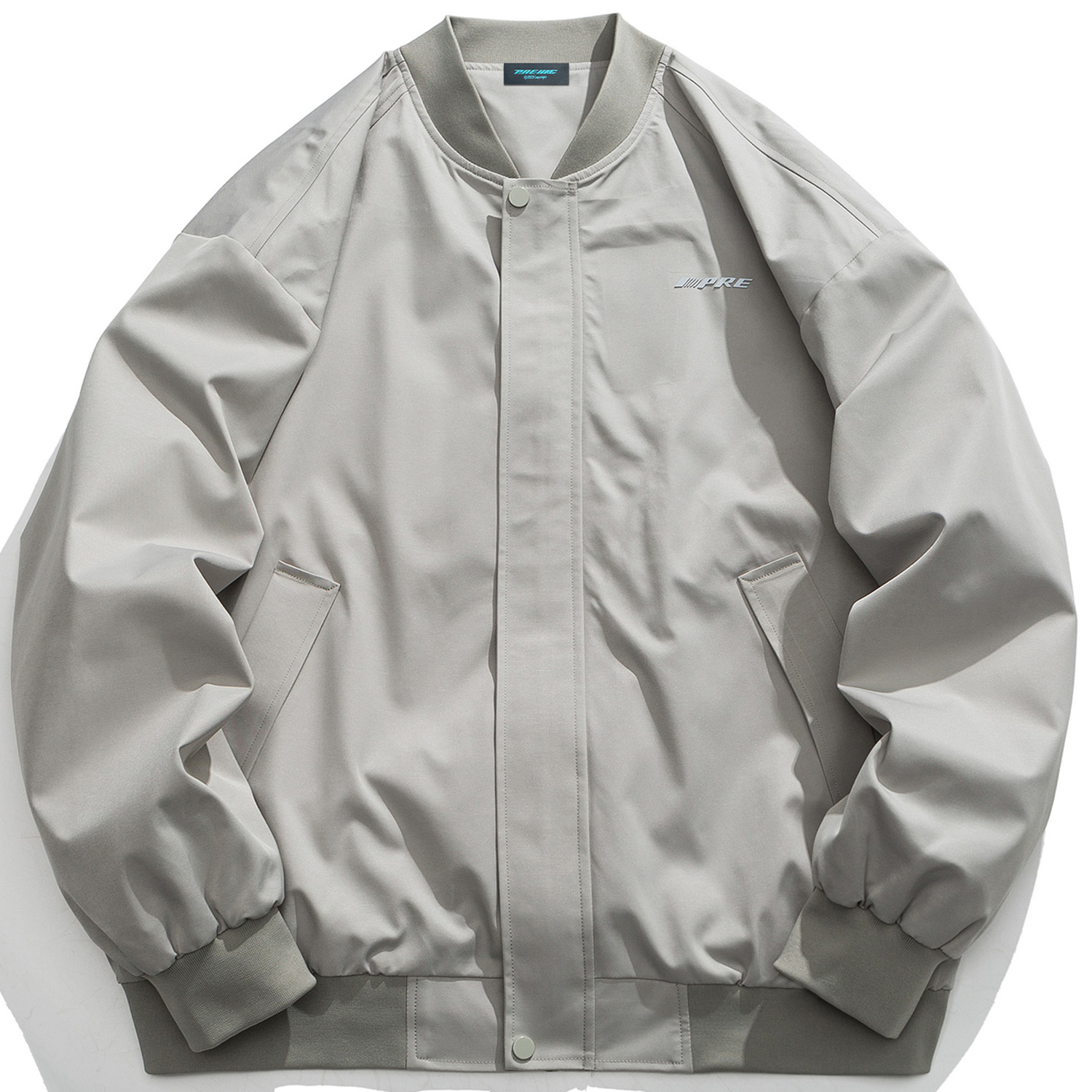 

PRESSURE Куртка унисекс черная, Silver Green (Placket Style)