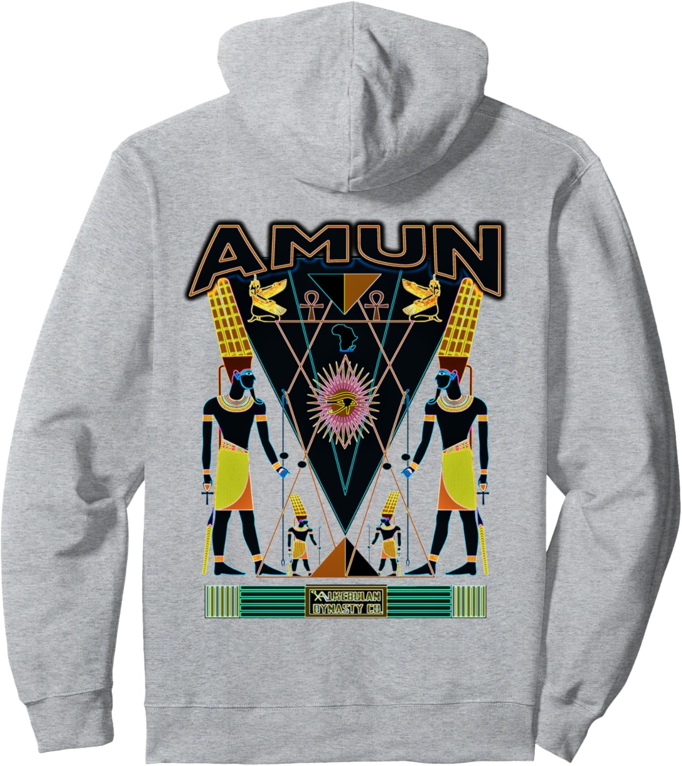 

Худи Psychedelic Amun Vision, серый