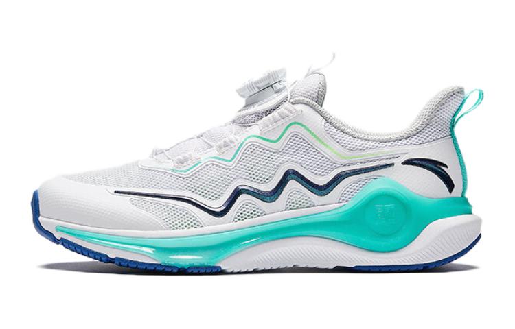 

Низкие детские беговые кроссовки White Cyan для подростков Antakids, белый Cyan