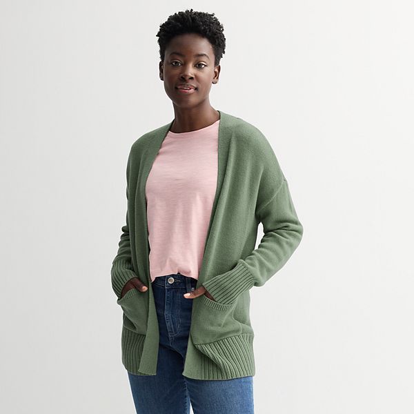 

Кардиган длинный с открытой передней частью для миниатюрных Sonoma Goods For Life, Manolo Olive
