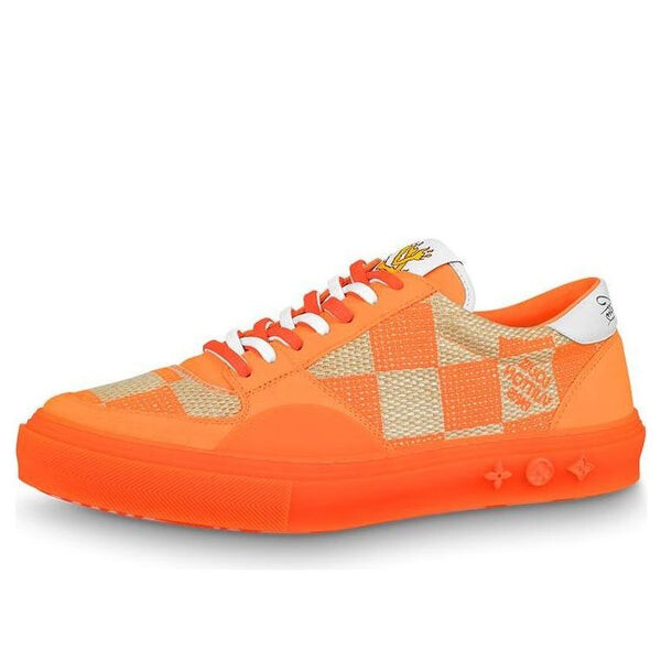 

Кроссовки ollie sneakers 'orange plaid monogram' Louis Vuitton, оранжевый