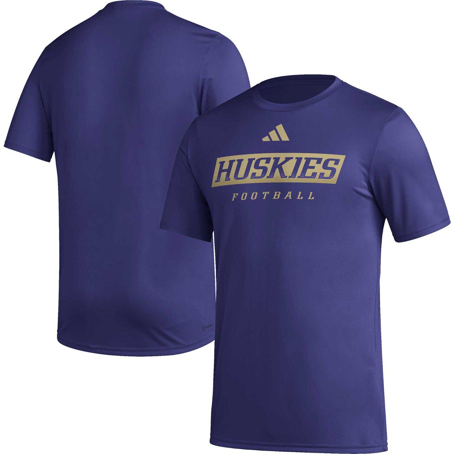 

Мужская фиолетовая футболка перед игрой Washington Huskies Football Practice AEROREADY adidas, Фиолетовый, Мужская фиолетовая футболка перед игрой Washington Huskies Football Practice AEROREADY adidas