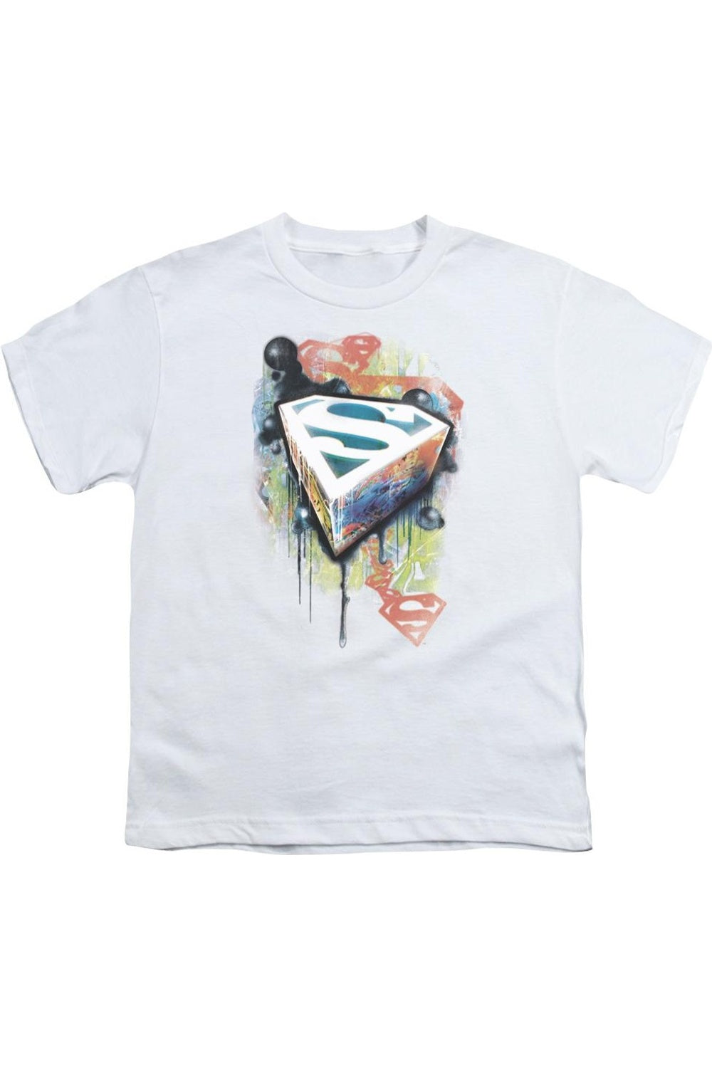 

Футболка с коротким рукавом Superman Urban Shields для детей Gildan, белый
