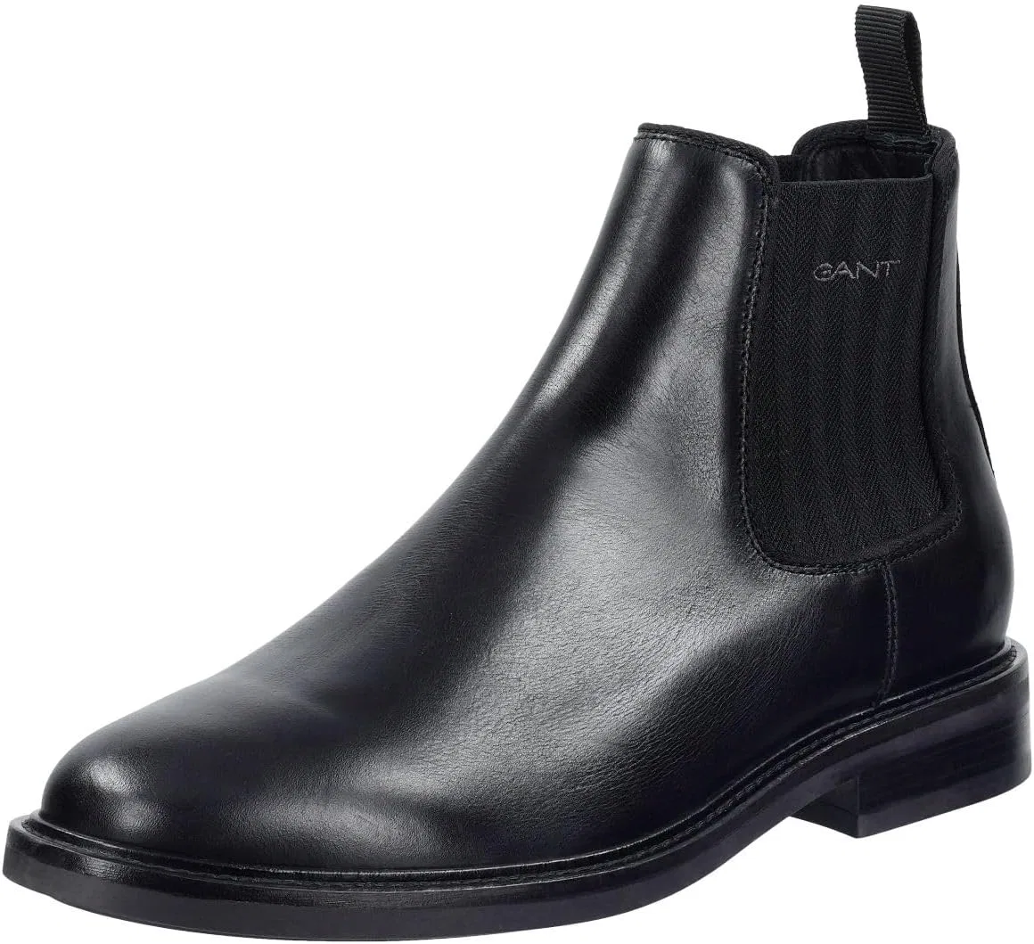 Мужские ботинки GANT 31651089/G00 с подкладкой из гладкой кожи, черные