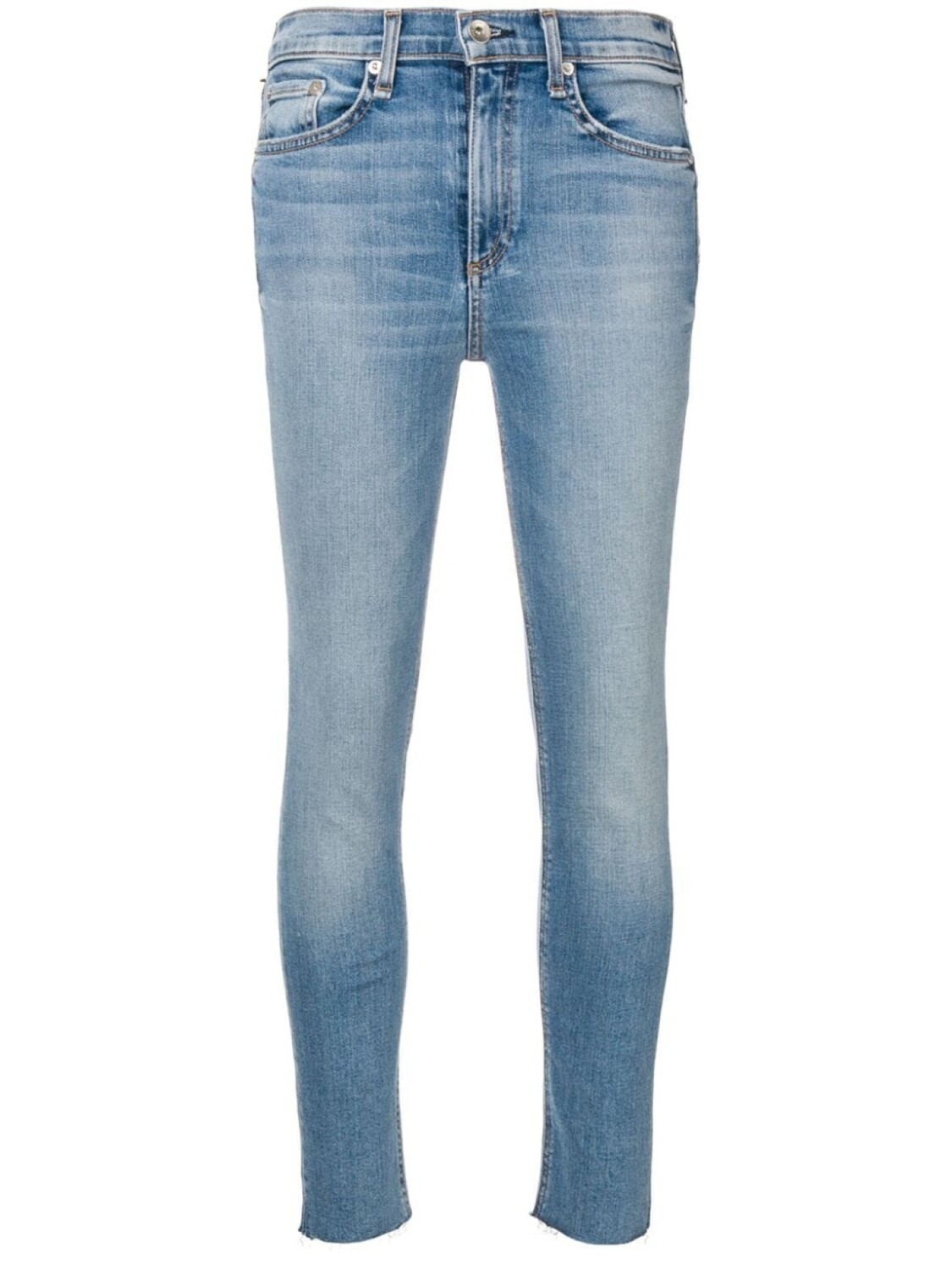 

rag & bone джинсы скинни, синий