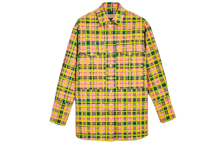 Рубашка Burberry, женская, кораллово-розовый, хип-хоп стритвир