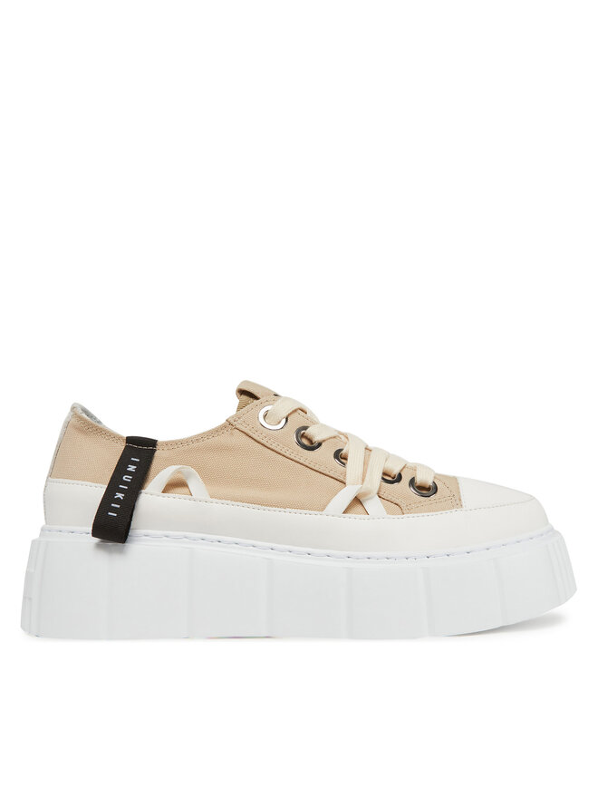 Кроссовки из ткани Matilda Canvas Low 30102-025 Inuikii, бежевый