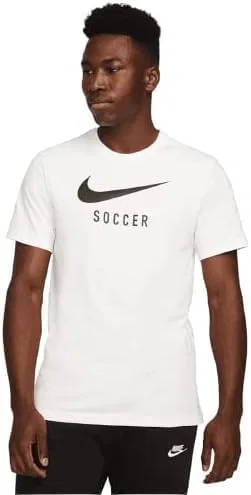 Футболка Nike Swoosh, мужская, белый/черный