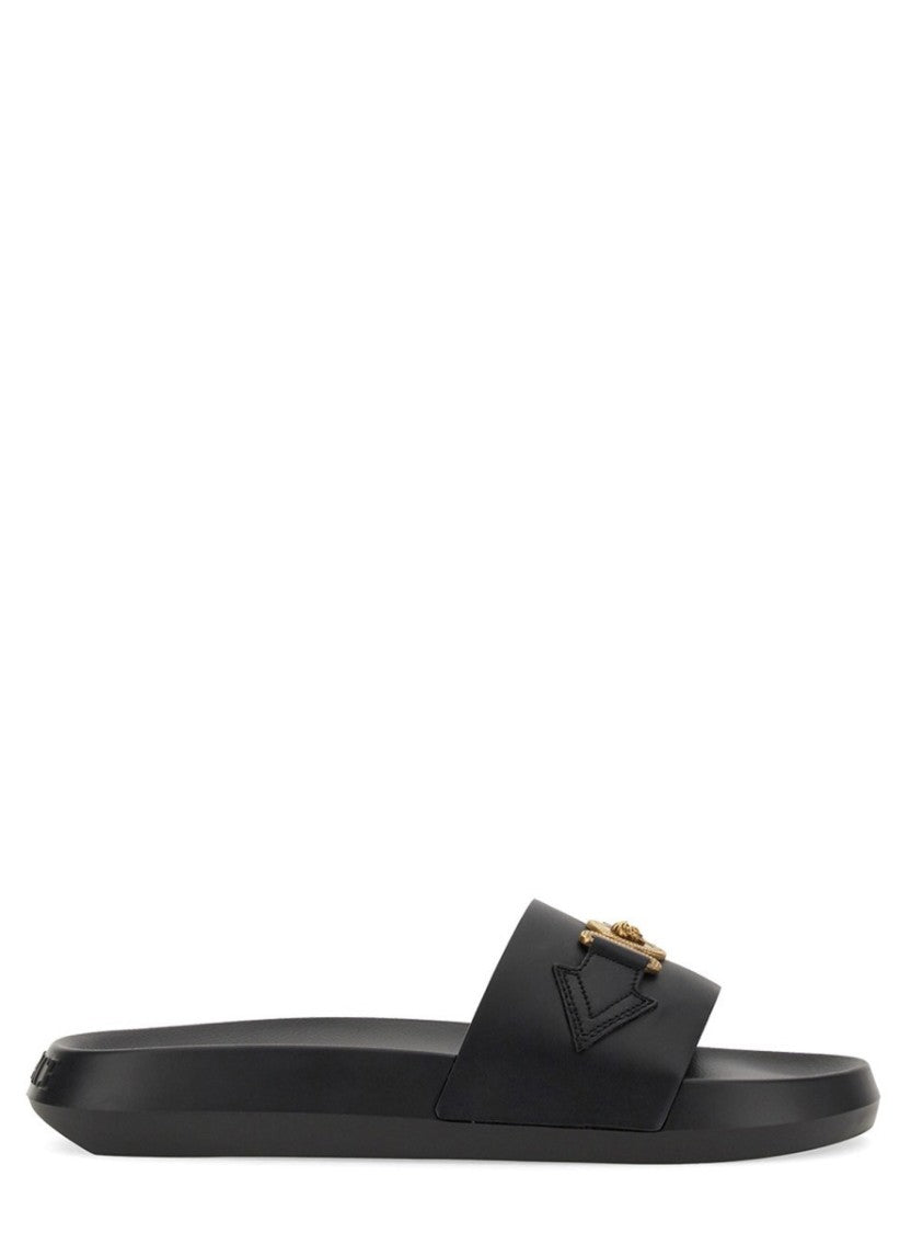 

Сандалии Slide Versace, черный