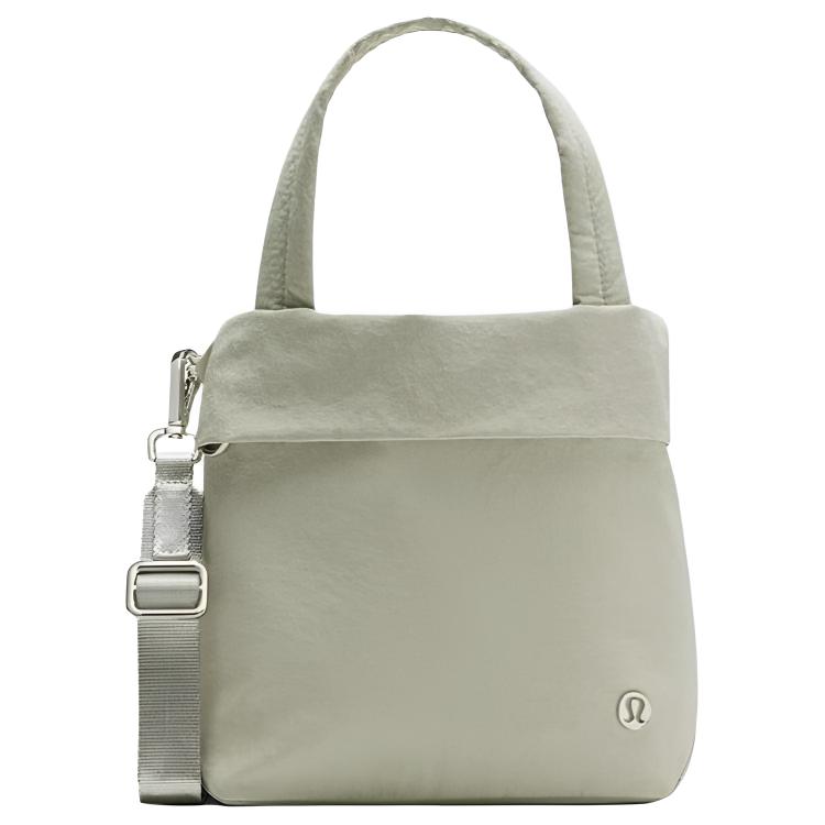 

Lululemon Нейлоновая женская сумка через плечо маленькая туманно-зеленая, Mist Green
