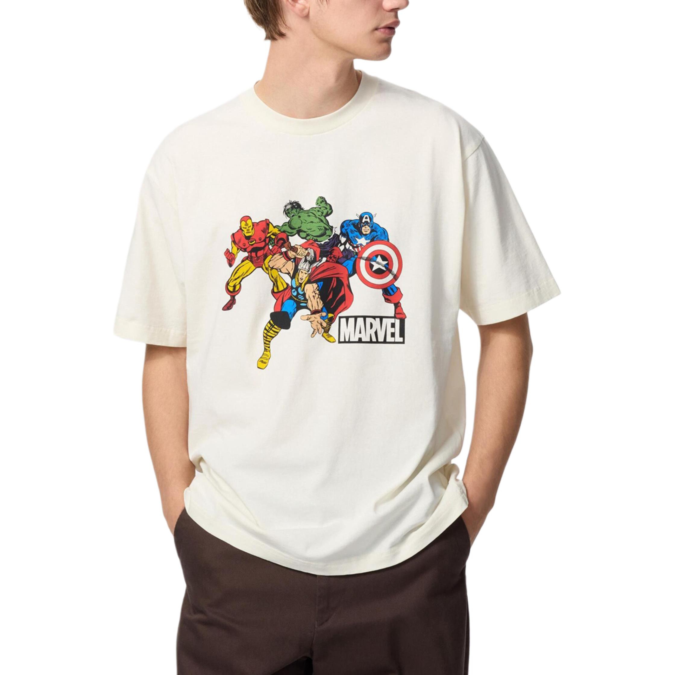 UNIQLO Футболка Unisex Ecru — фото 4